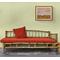 Example of what the painting would look like hanging and framed in a furnished setting. Painting is sold unframed.